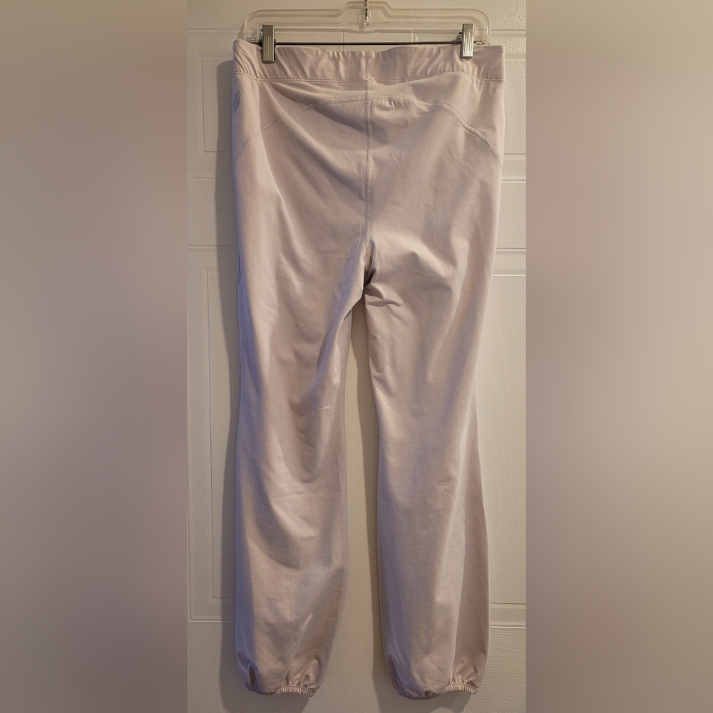 Free People Movement Lets Bounce Bubble Cinched Flare Joggers. Light Lilac. XL - Picture 8 of 9